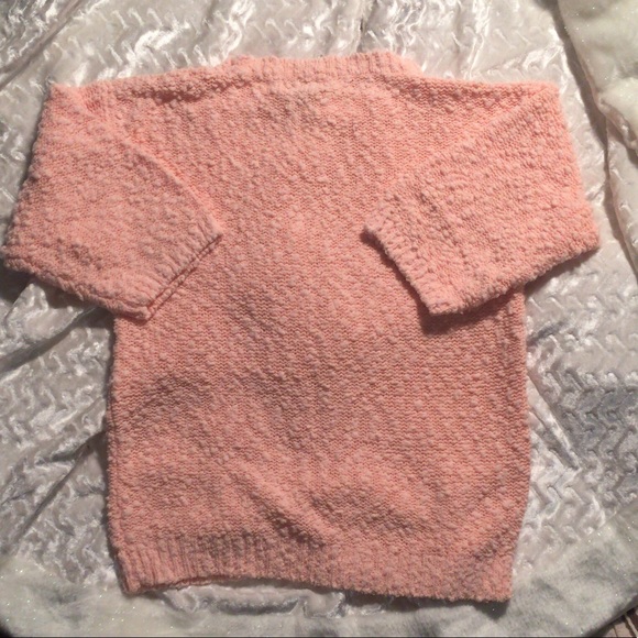 ♻️VINTAGE♻️Blair Peach Nubbly Chunky Sweater - Picture 6 of 6